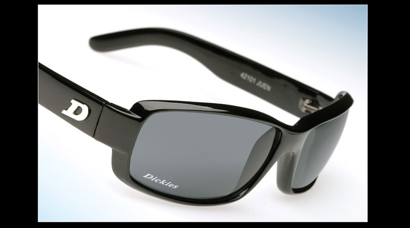 Product Photography of Dickies Sunglasses photographed on white seemless